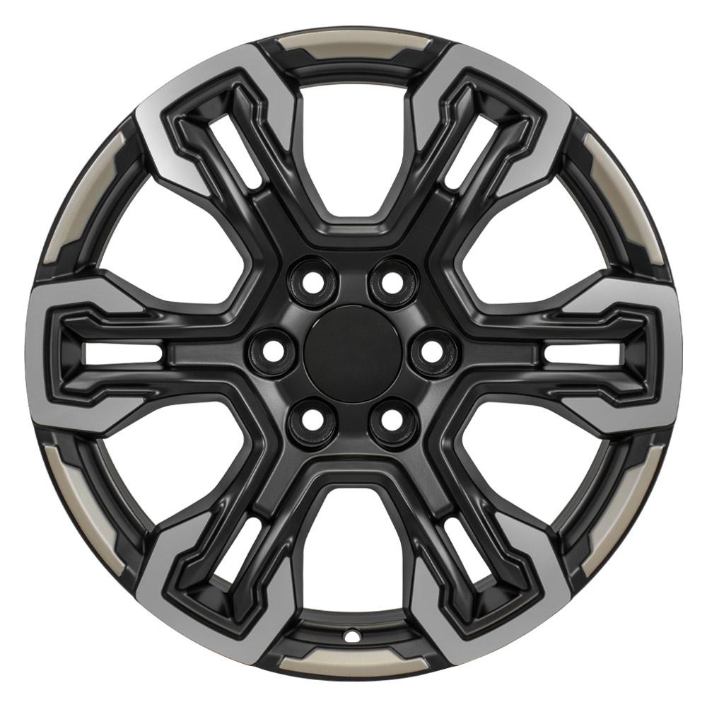 OE CV65 Satin Black Machined Face - Two Tone [6x139.7] Wheel