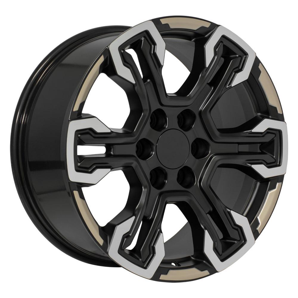 OE CV65 Satin Black Machined Face - Two Tone [6x139.7] Wheel