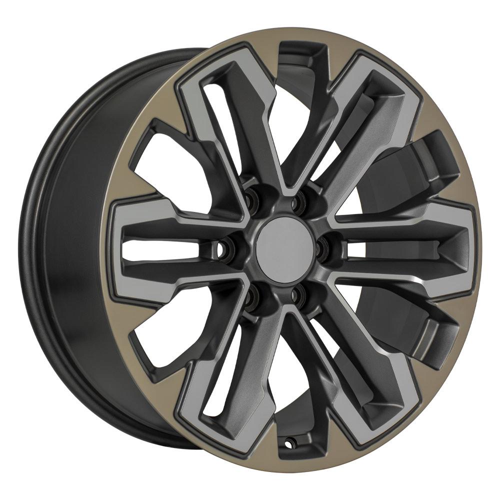OE CV69 Satin Gunmetal Machined Face - Two Tone [6x139.7] Wheel