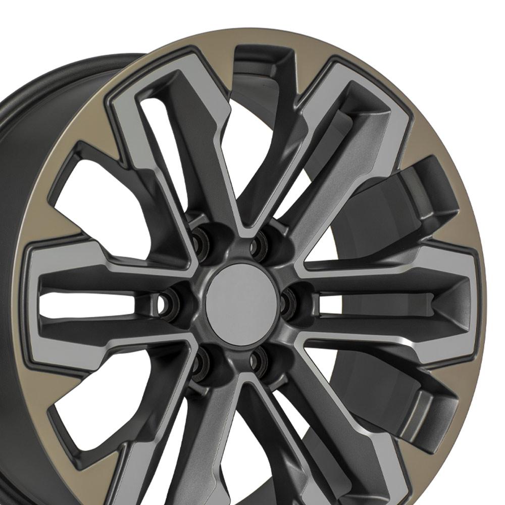 OE CV69 Satin Gunmetal Machined Face - Two Tone [6x139.7] Wheel