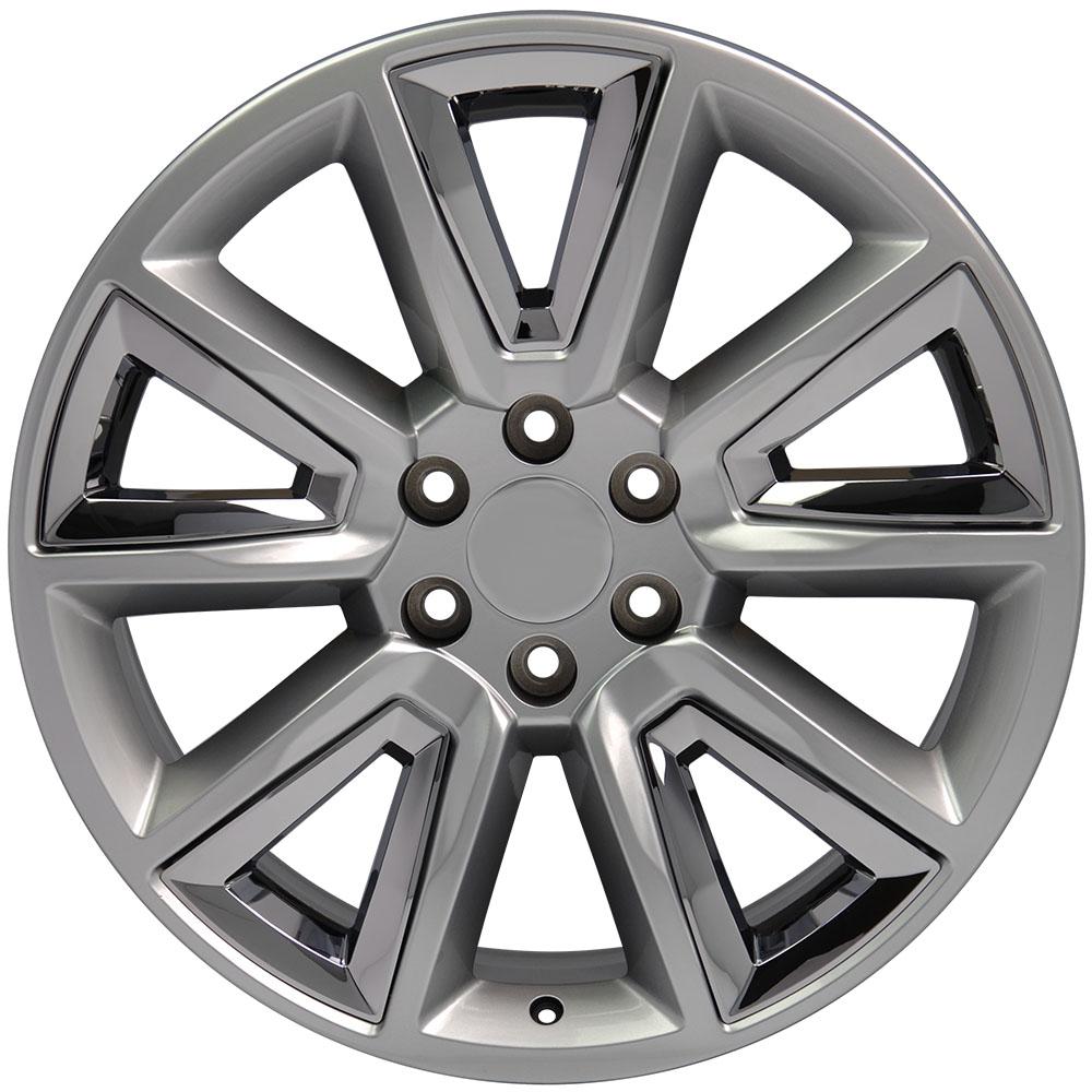 OE CV73 Gloss Hyper Black with Chrome Insert [6x139.7] Wheel