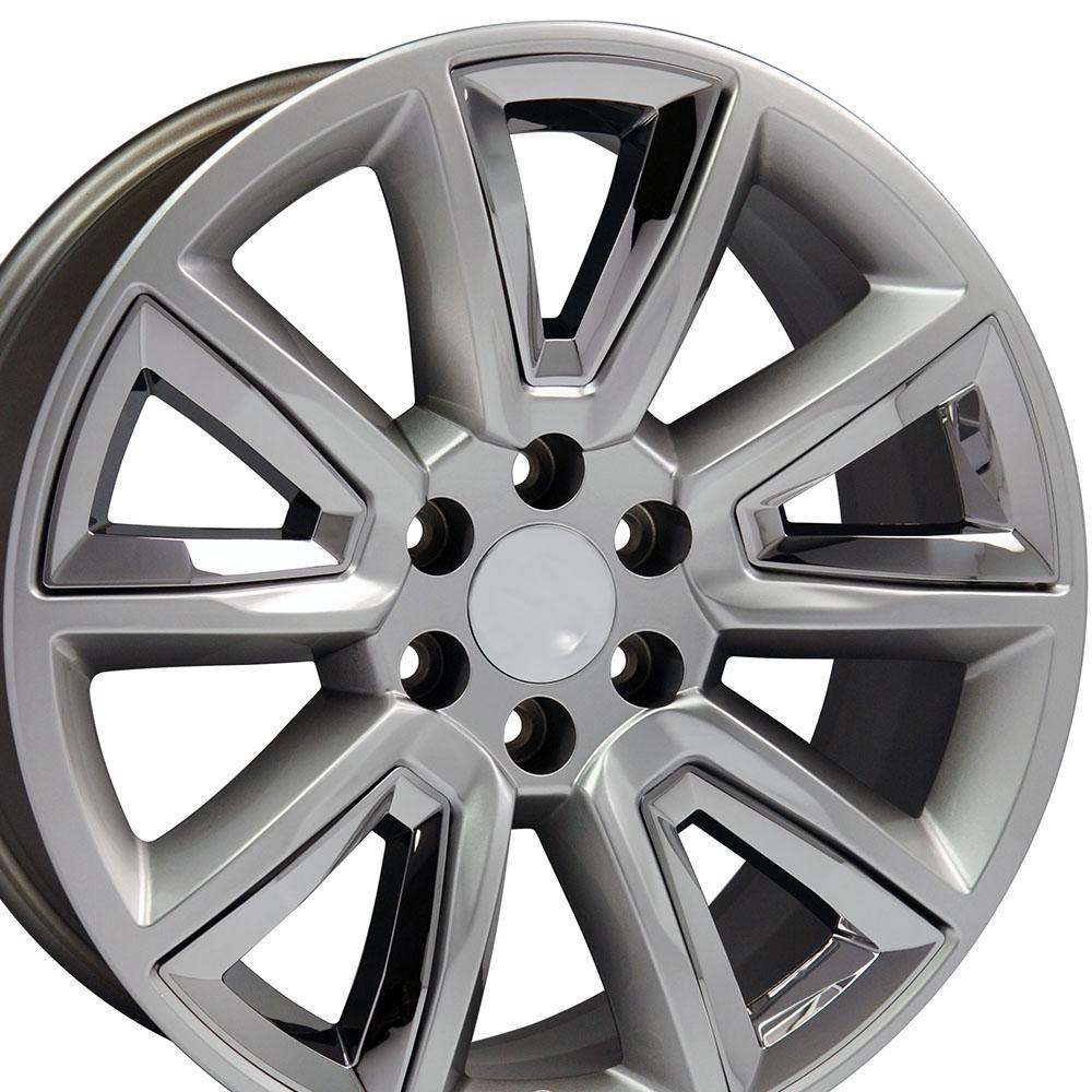 OE CV73 Gloss Hyper Black with Chrome Insert [6x139.7] Wheel