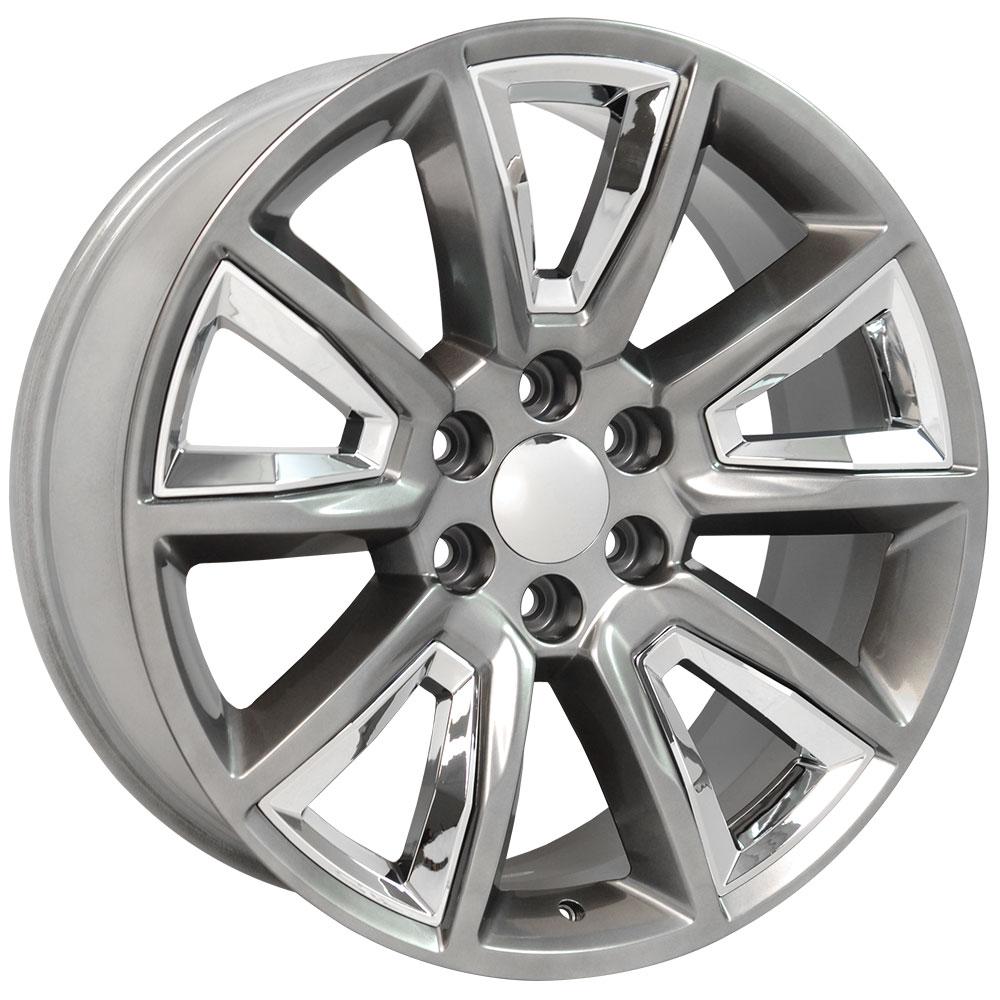 OE CV73B Gloss Hyper Black with Chrome Insert [6x139.7] Wheel