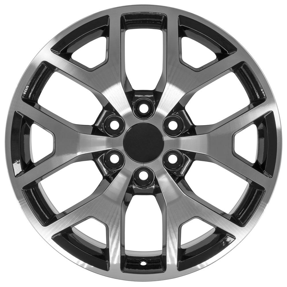 OE CV92 Gloss Black Machined [6x139.7] Wheel