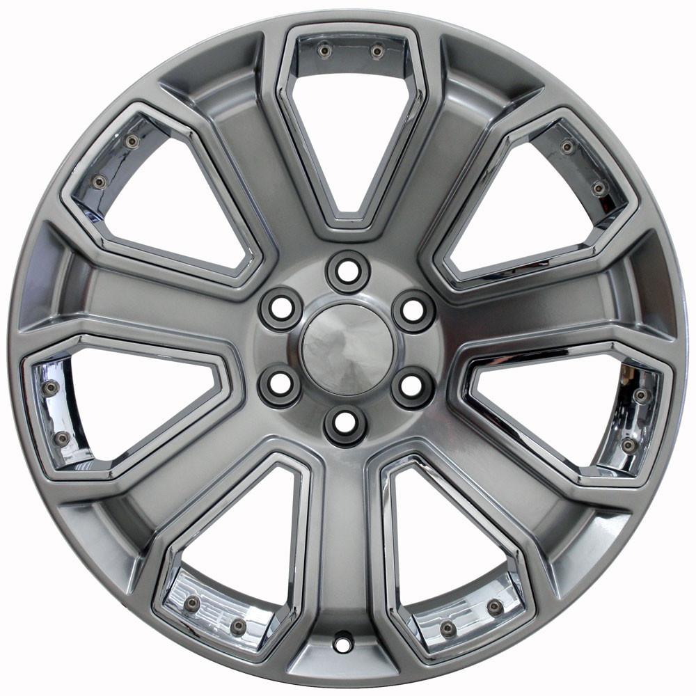 OE CV93B Gloss Hyper Black with Chrome Insert [6x139.7] Wheel