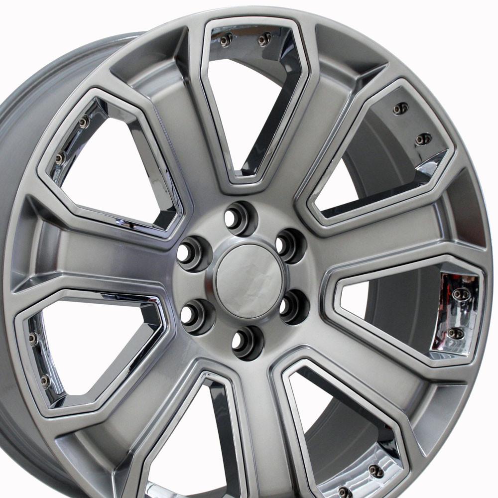 OE CV93B Gloss Hyper Black with Chrome Insert [6x139.7] Wheel