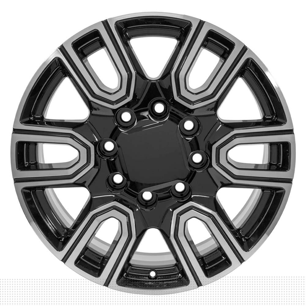 OE CV96B Gloss Black Machined [8x180] Wheel