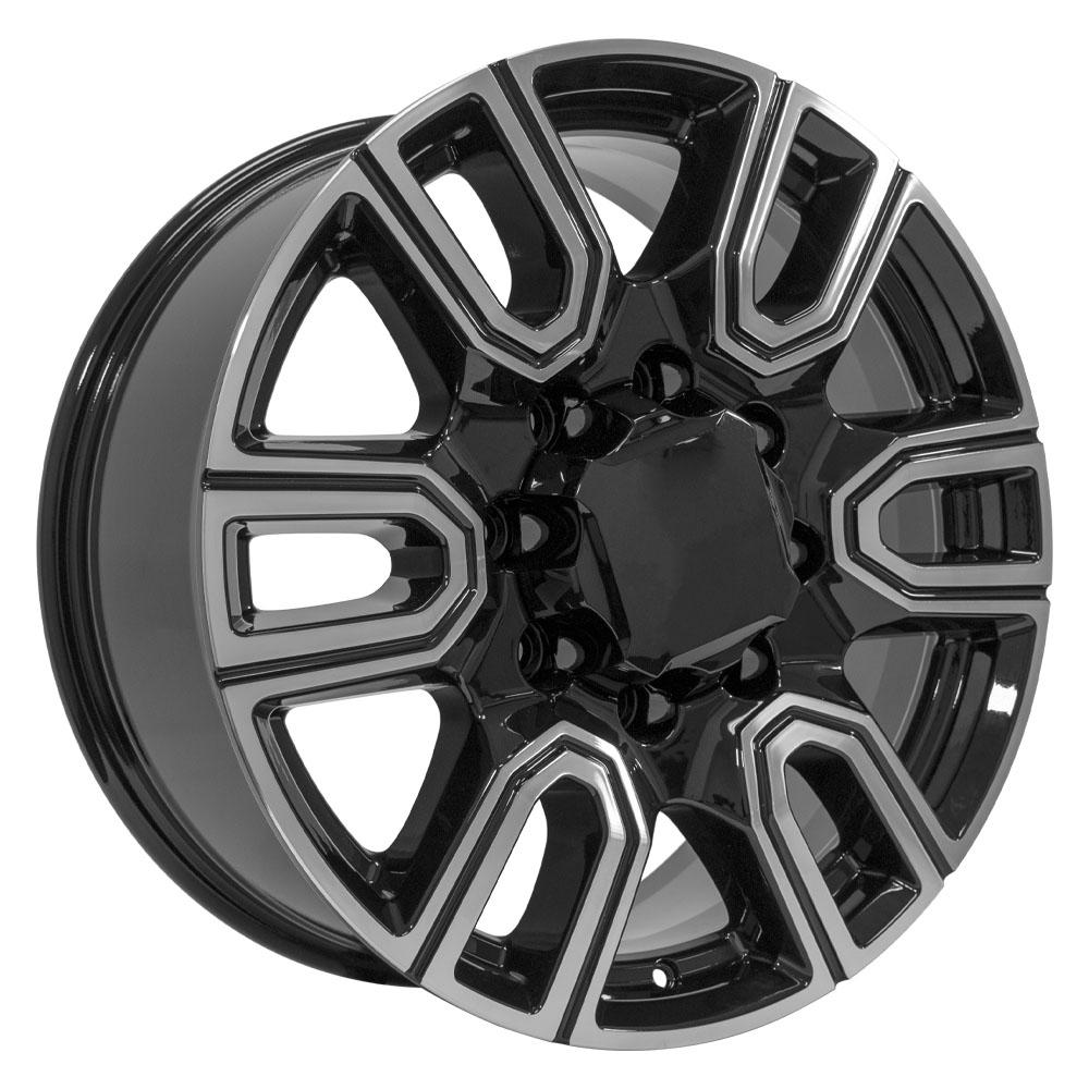 OE CV96B Gloss Black Machined [8x180] Wheel