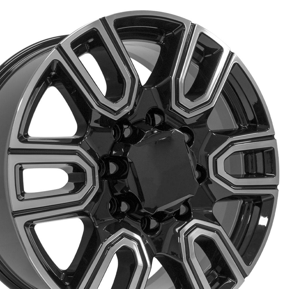 OE CV96B Gloss Black Machined [8x180] Wheel