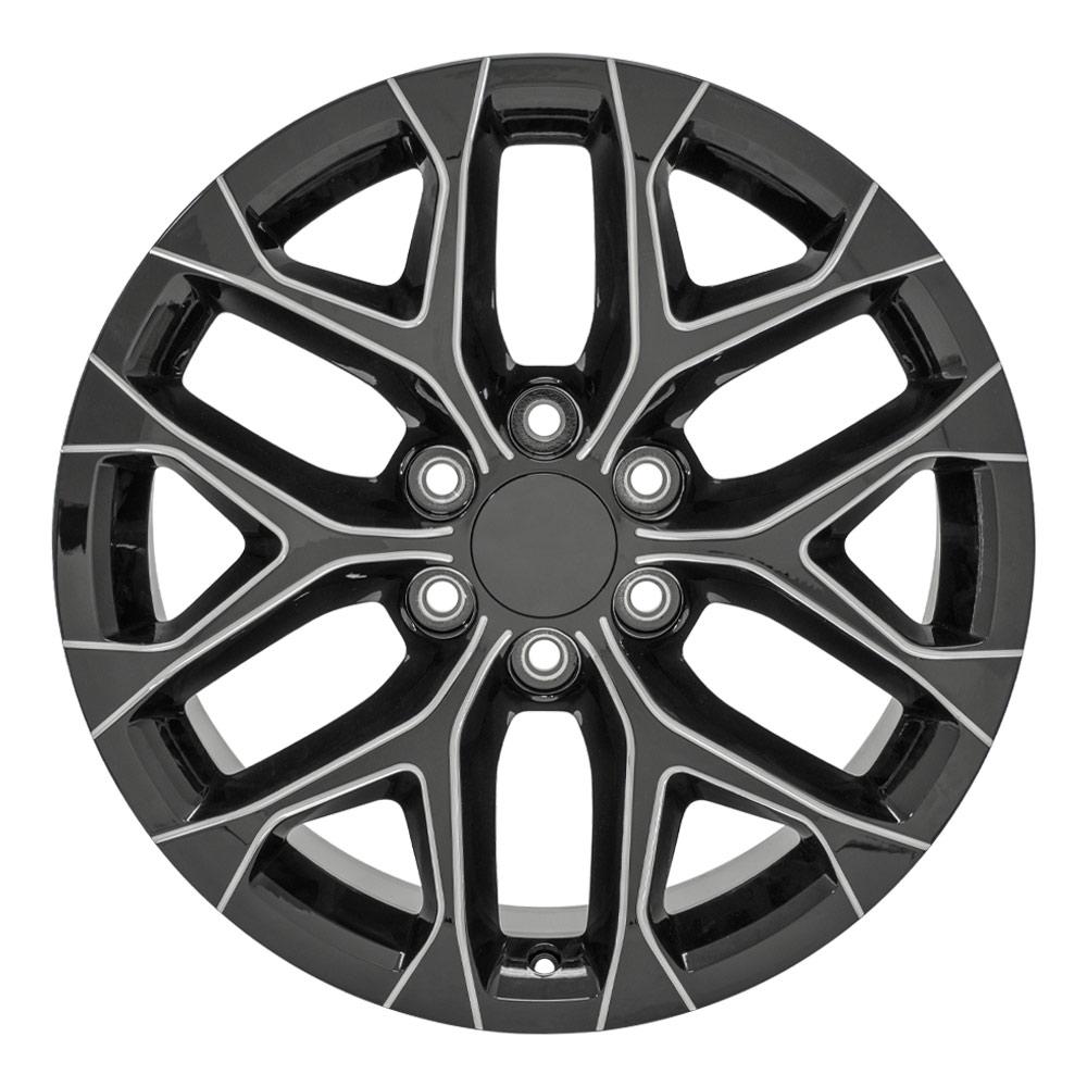 OE CV98B Gloss Black with Milled Edge [6x139.7] Wheel