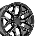 OE CV98B Gloss Black with Milled Edge [6x139.7] Wheel