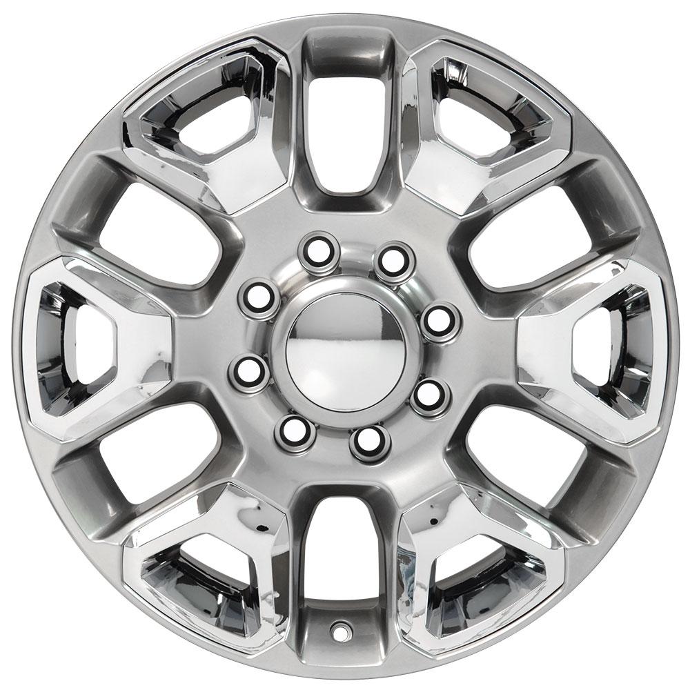 OE DG66 Gloss Hyper Silver with Chrome Insert [8x165.1] Wheel
