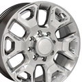 OE DG66 Gloss Hyper Silver with Chrome Insert [8x165.1] Wheel