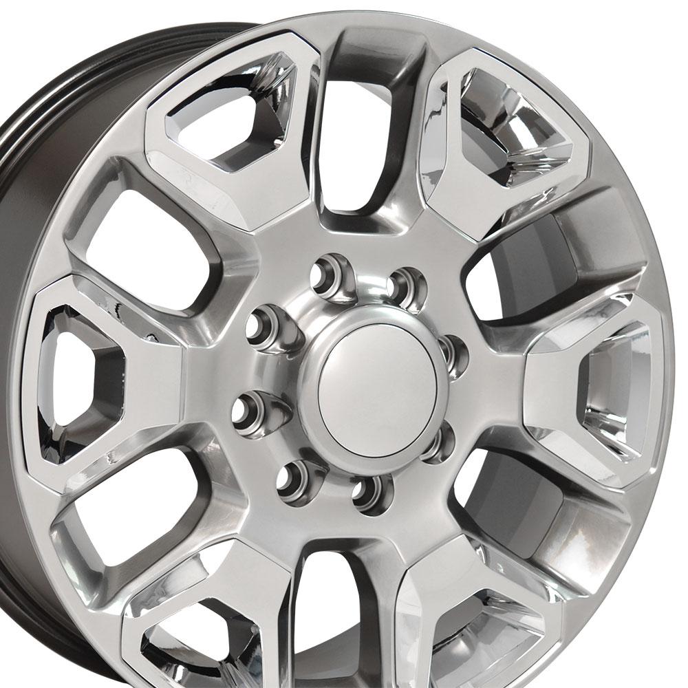 OE DG66 Gloss Hyper Silver with Chrome Insert [8x165.1] Wheel