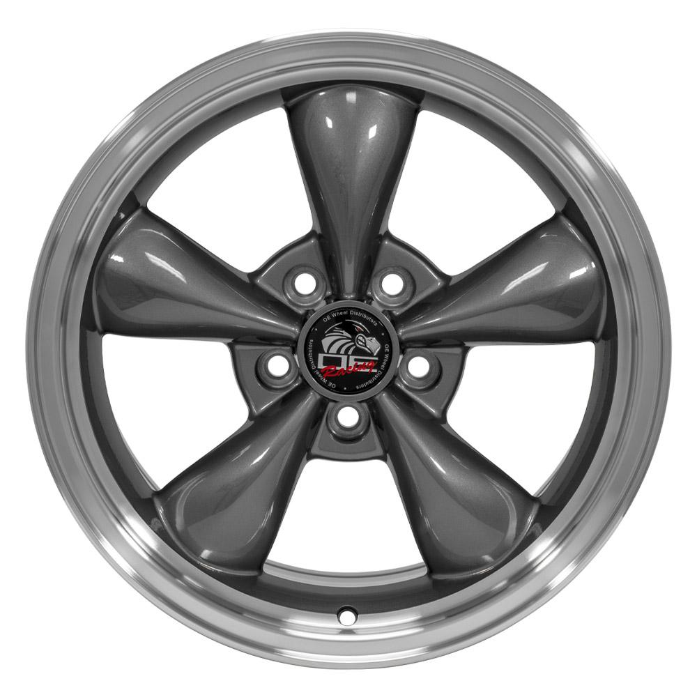 OE FR01 Gloss Anthracite Machined Lip [5x114.3] Wheel