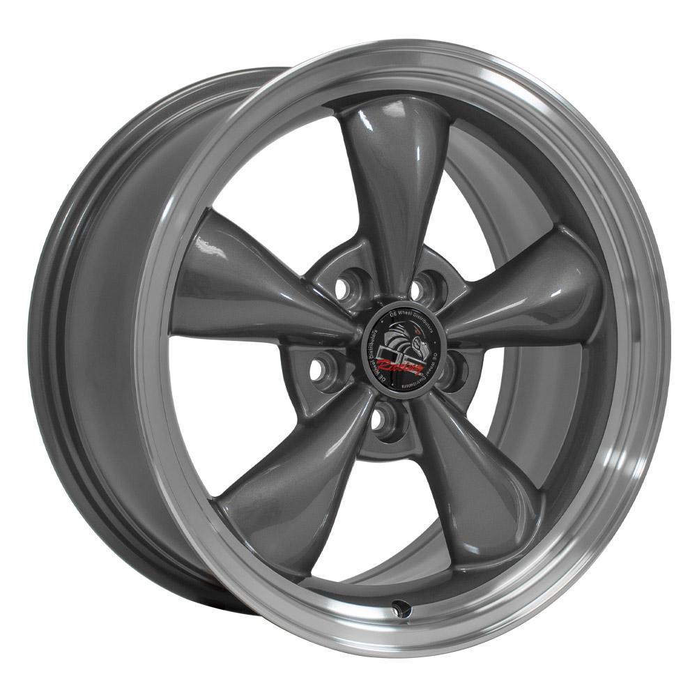 OE FR01 Gloss Anthracite Machined Lip [5x114.3] Wheel
