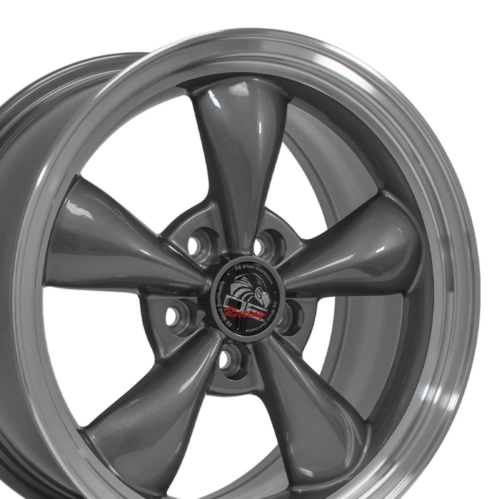 OE FR01 Gloss Anthracite Machined Lip [5x114.3] Wheel