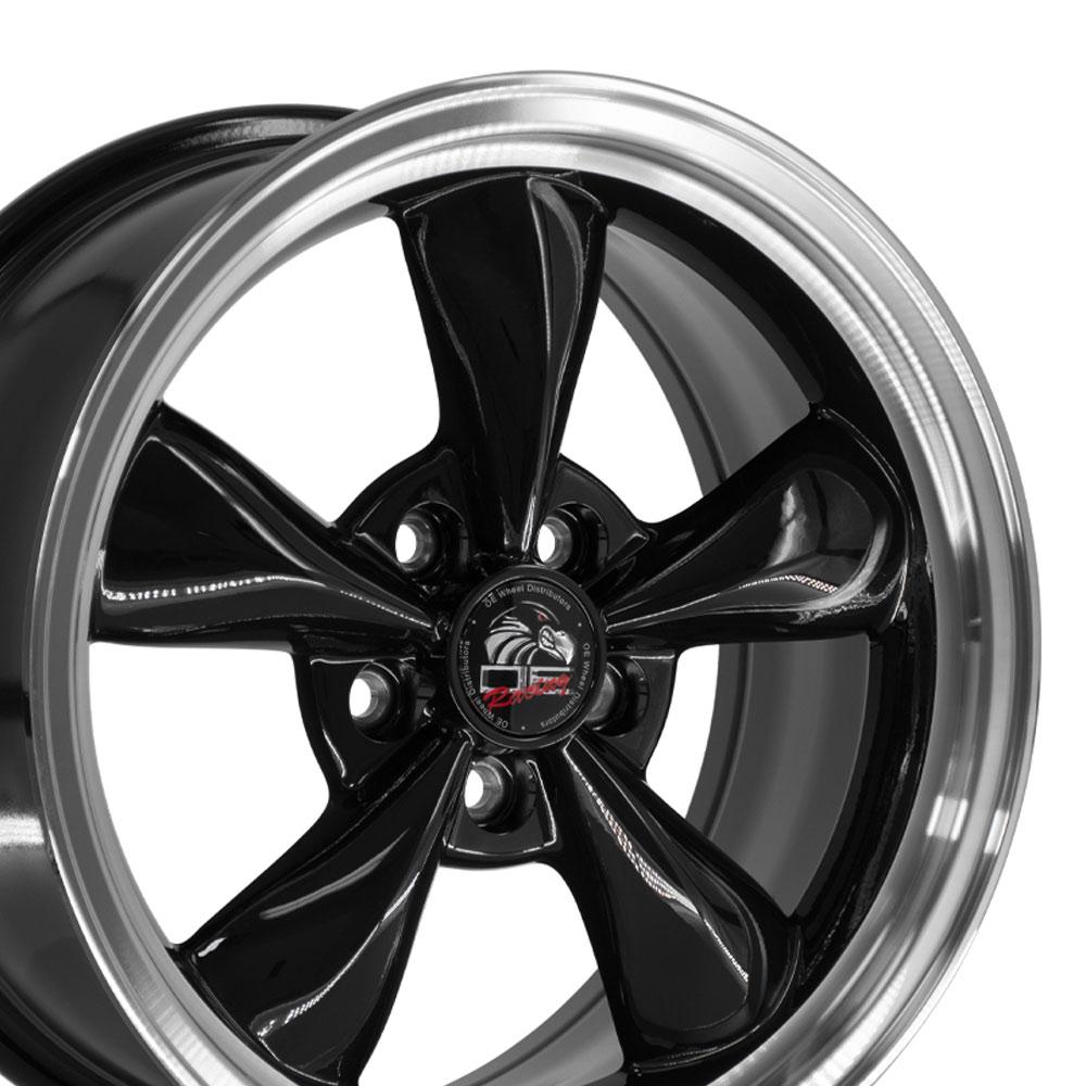 OE FR01 Gloss Black Machined Lip [5x114.3] Wheel
