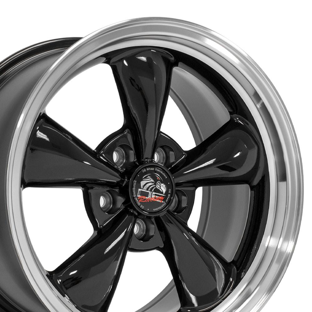OE FR01 Gloss Black Machined Lip [5x114.3] Wheel