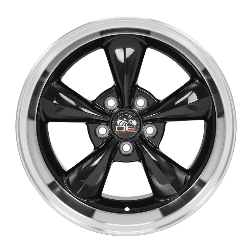 OE FR01 Gloss Black Machined Lip [5x114.3] Wheel