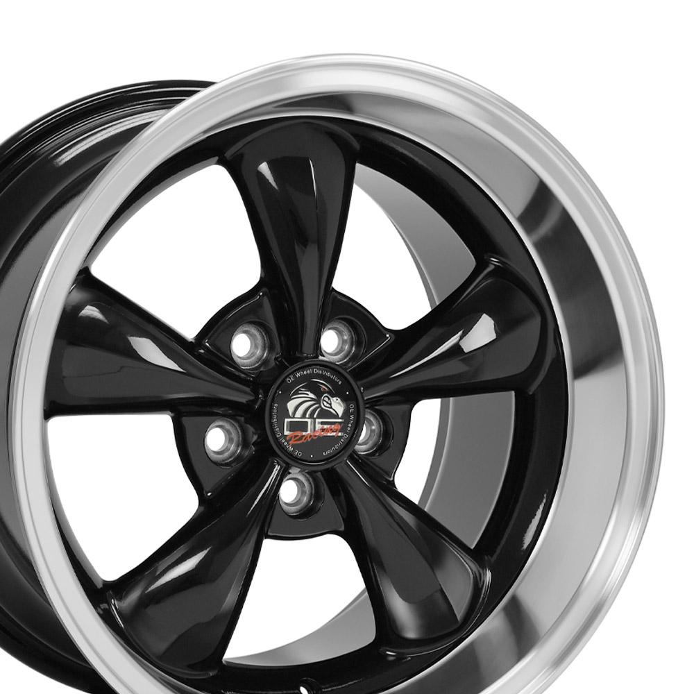 OE FR01 Gloss Black Machined Lip [5x114.3] Wheel