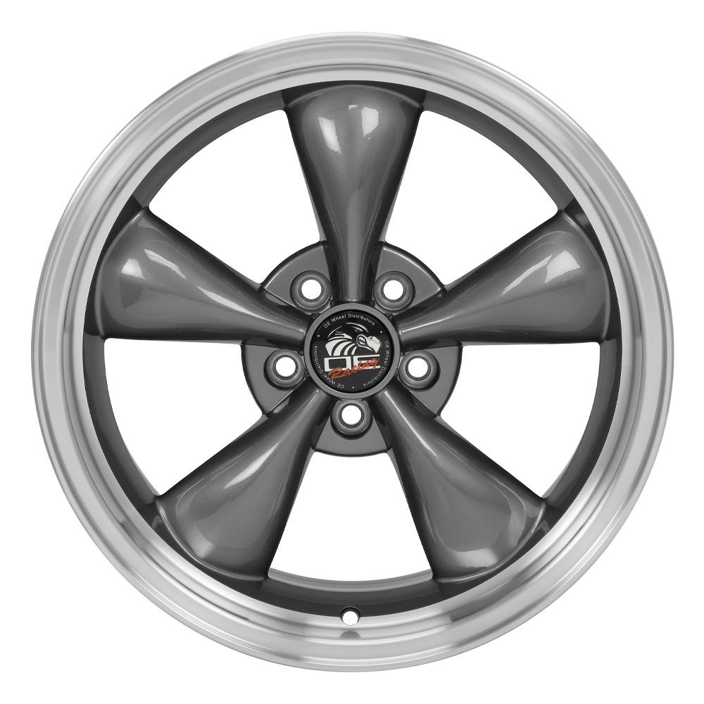OE FR01 Gloss Anthracite Machined Lip [5x114.3] Wheel