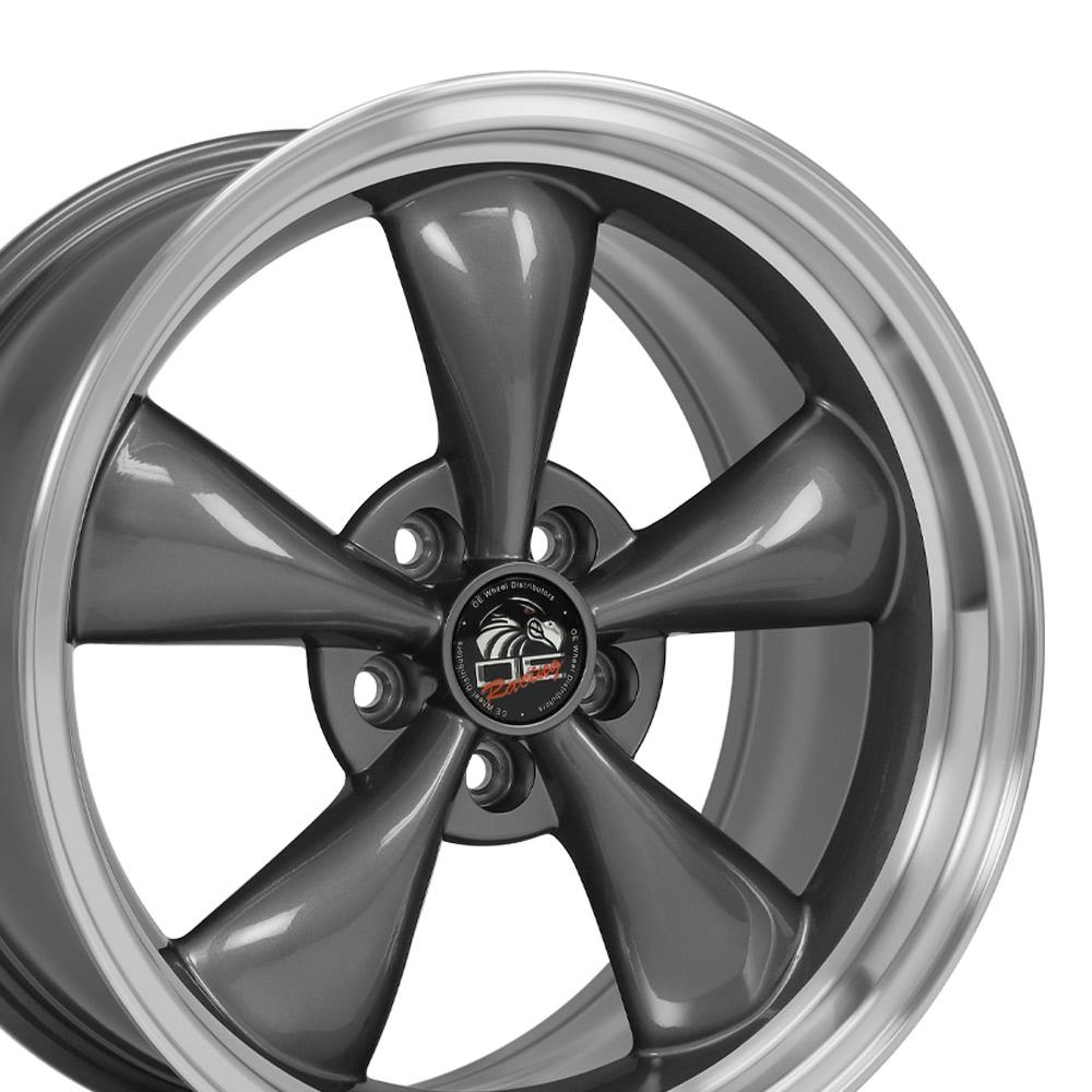 OE FR01 Gloss Anthracite Machined Lip [5x114.3] Wheel