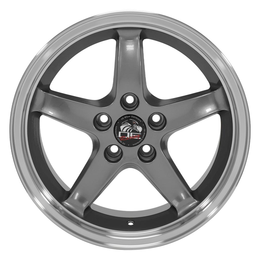 OE FR04B Gloss Gunmetal Machined Lip [5x114.3] Wheel