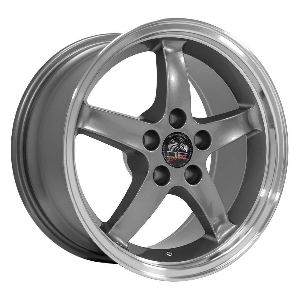 OE FR04B Gloss Gunmetal Machined Lip [5x114.3] Wheel