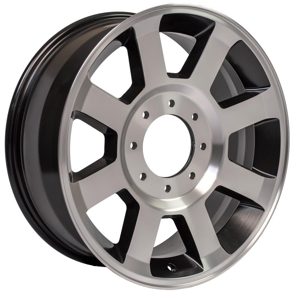 OE FR78 Satin Black Machined [8x170] Wheel