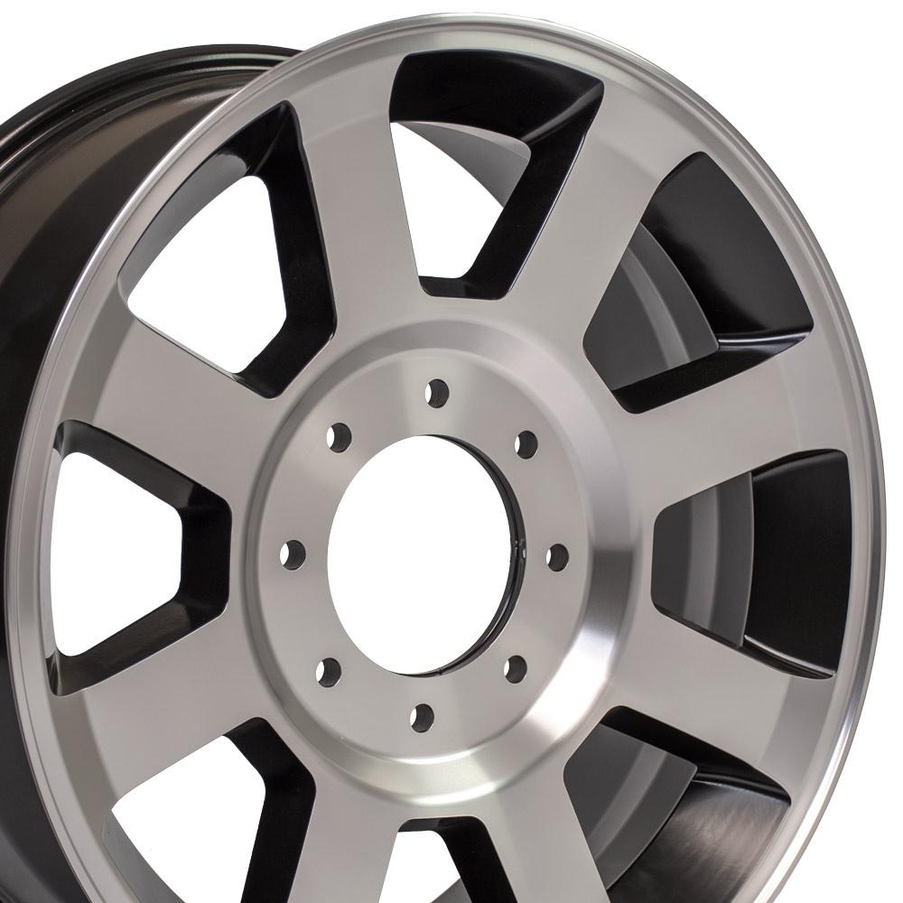 OE FR78 Satin Black Machined [8x170] Wheel
