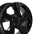 OE HY12 Gloss Black [5x114.3] Wheel