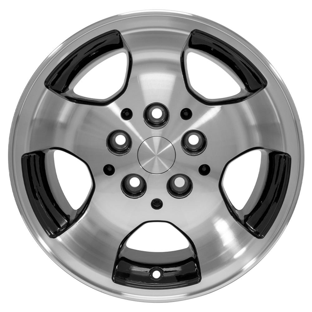 OE JP08 Gloss Black Machined [5x114.3] Wheel