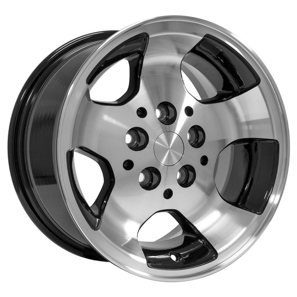 OE JP08 Gloss Black Machined [5x114.3] Wheel