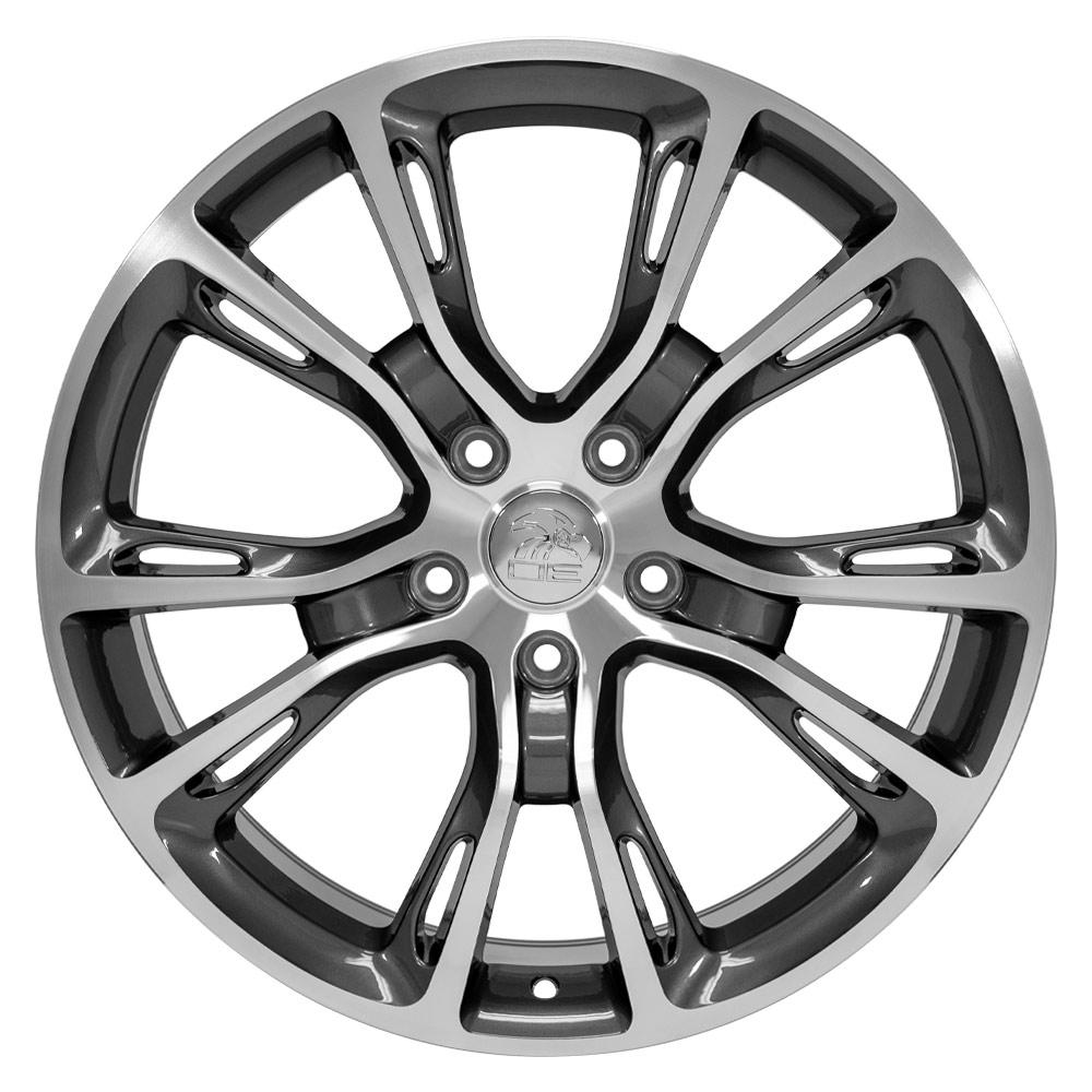 OE JP16 Gloss Gunmetal Machined [5x127] Wheel