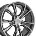 OE JP16 Gloss Gunmetal Machined [5x127] Wheel