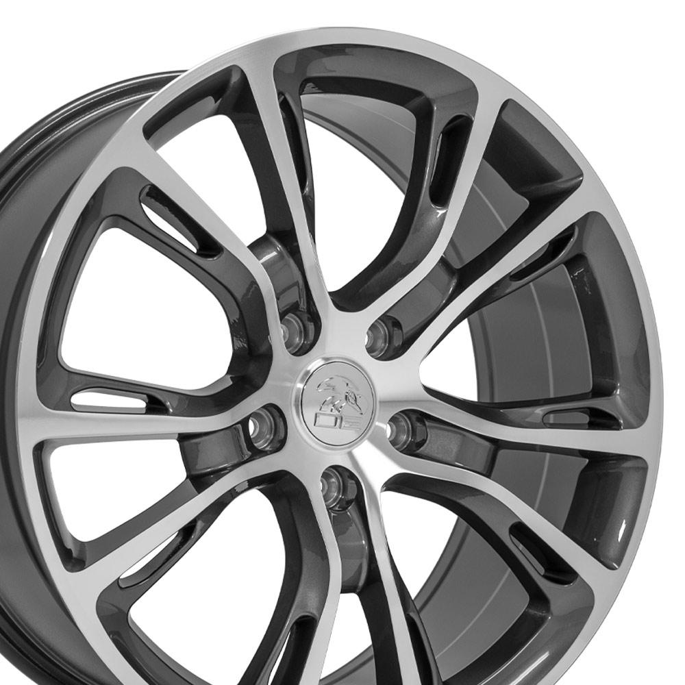 OE JP16 Gloss Gunmetal Machined [5x127] Wheel