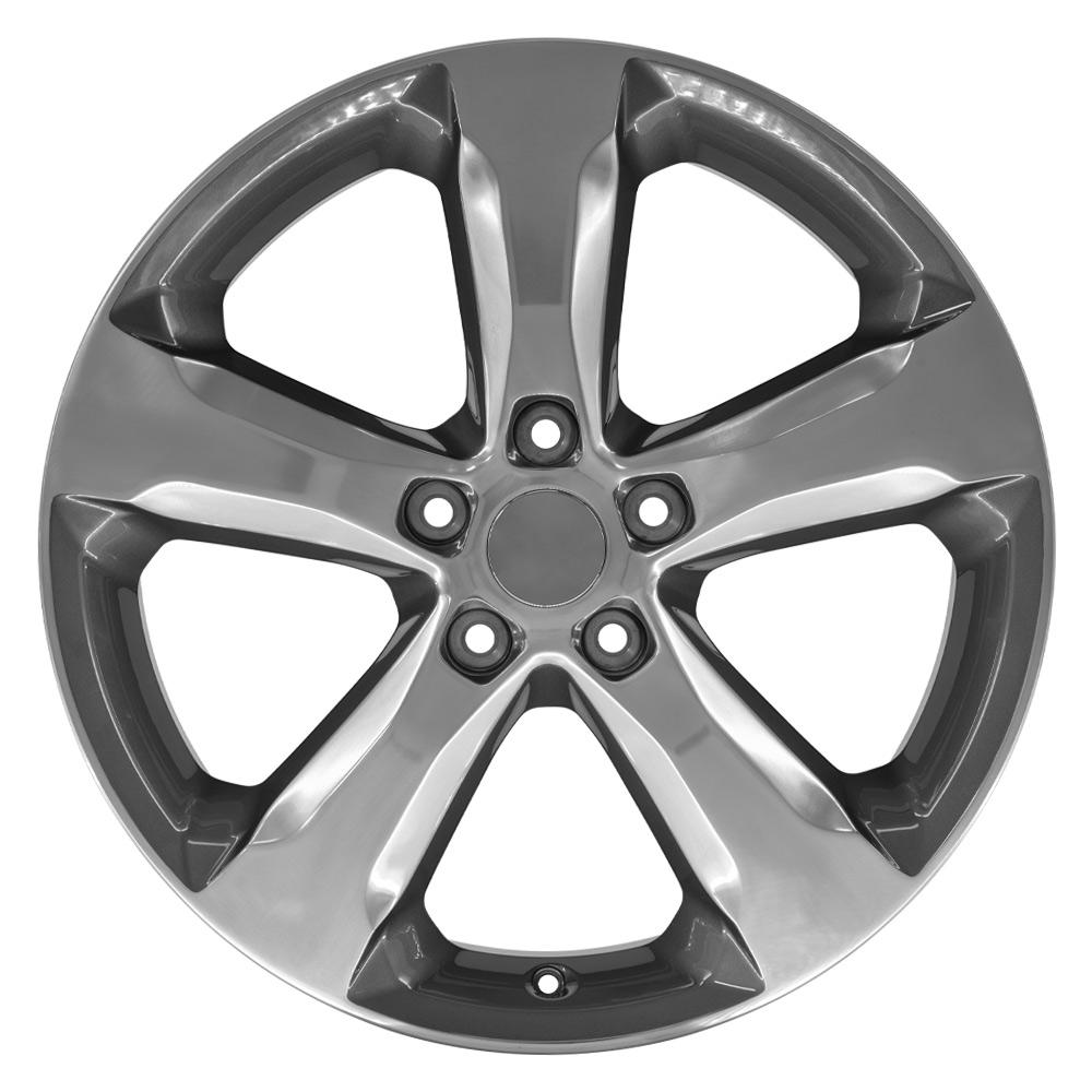 OE JP28 Gloss Gunmetal with Polished Face [5x127] Wheel