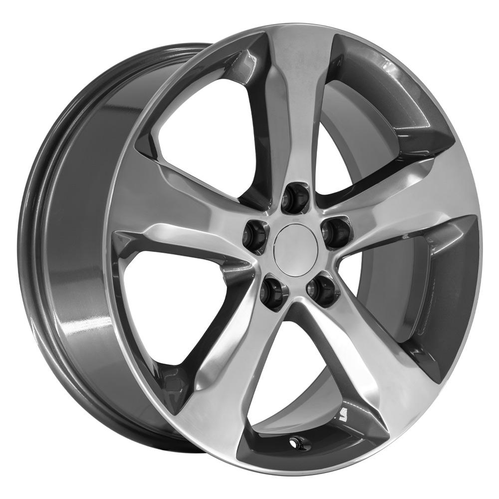 OE JP28 Gloss Gunmetal with Polished Face [5x127] Wheel