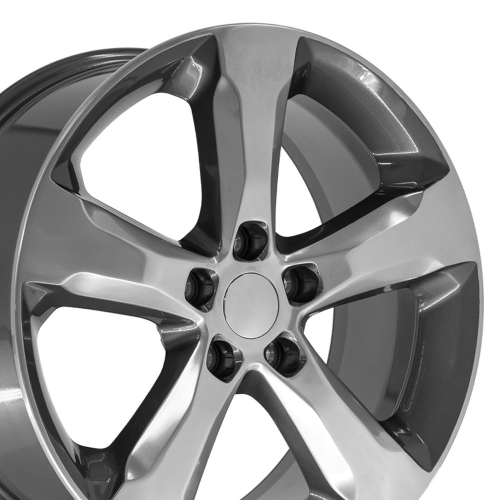 OE JP28 Gloss Gunmetal with Polished Face [5x127] Wheel