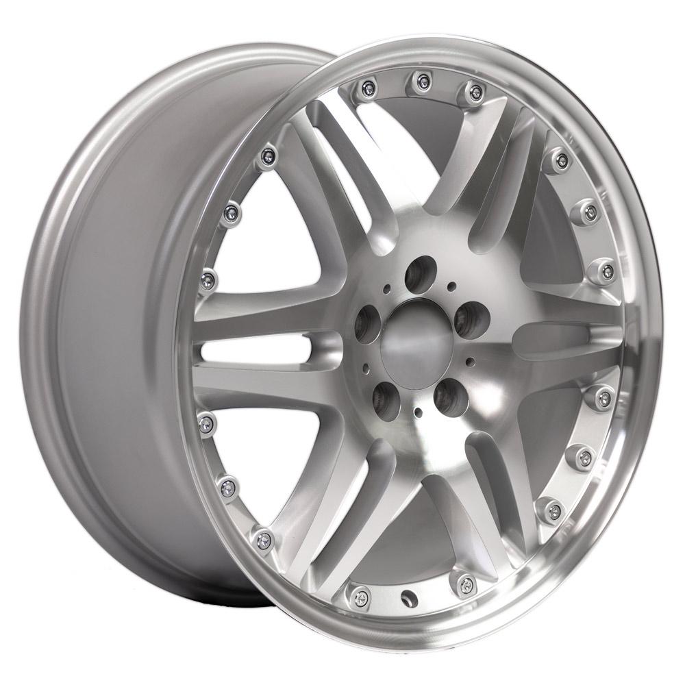 OE MB09 Gloss Silver Machined [5x112] Wheel