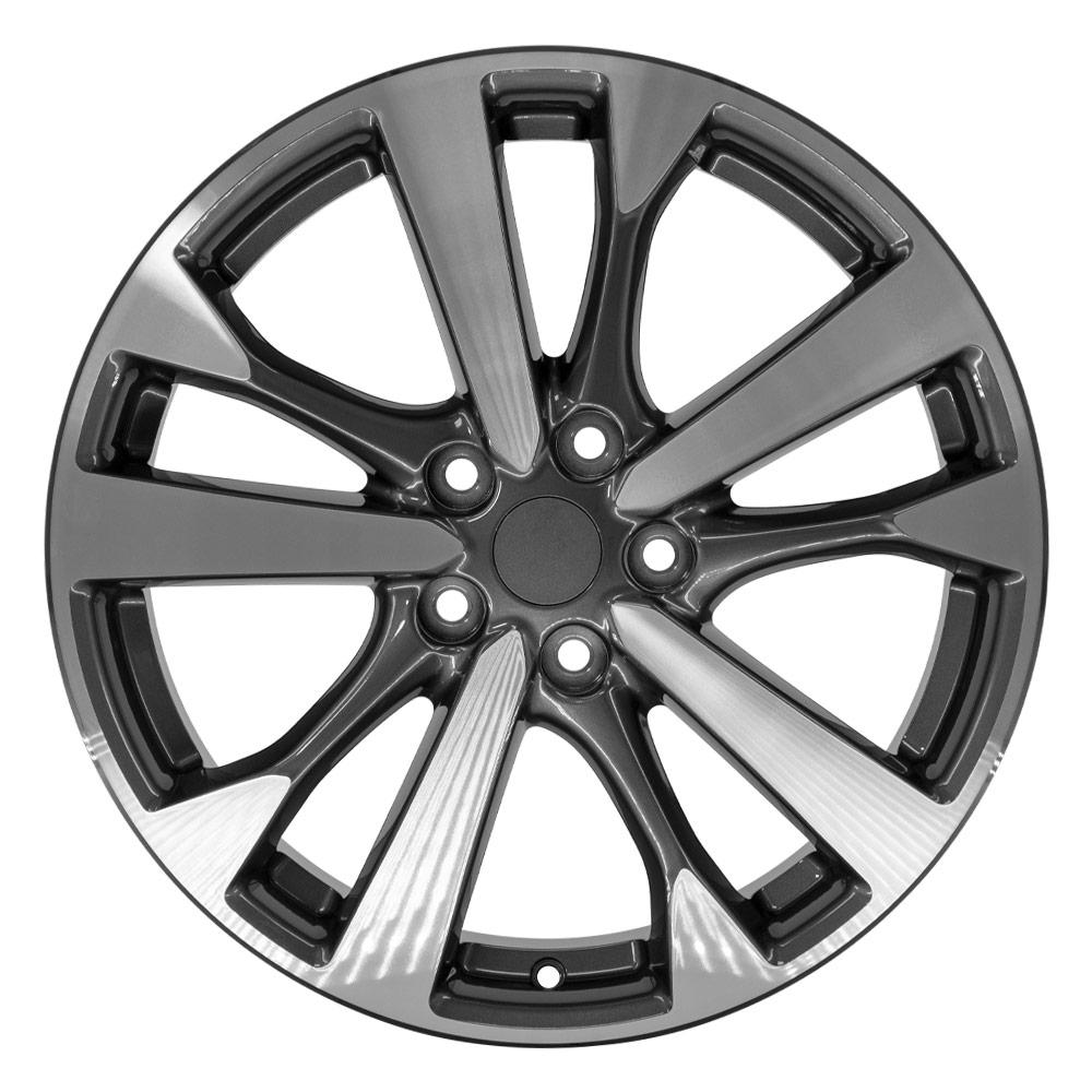 OE NS30 Gloss Gunmetal Machined [5x114.3] Wheel