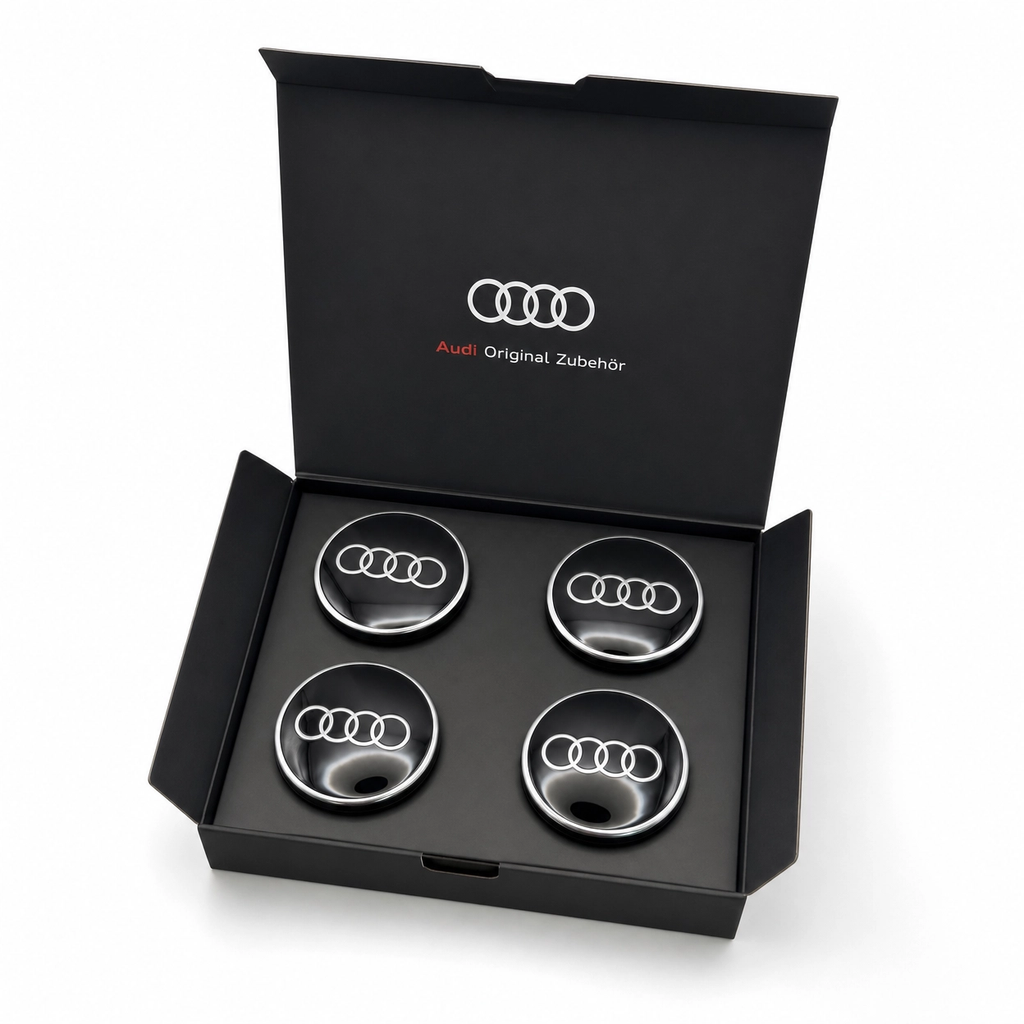 Audi floating center caps set of 4 in open box