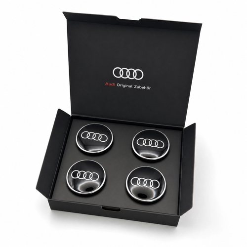 Audi floating center caps set of 4 in open box
