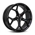21" Audi-Style 5-Spoke Alloy Wheels – Matte Black (Set of 4)