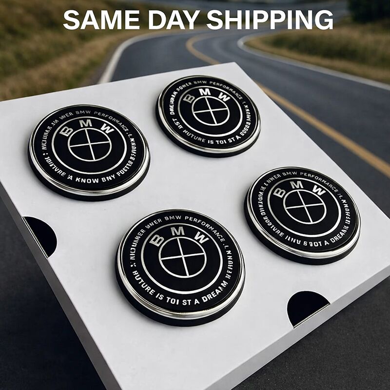 BMW Performance Black floating center cap