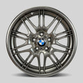 BMW E39 M5 Style 65 18 inch wheel chrome shadow front view
