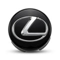 Lexus Center Caps Black Chrome