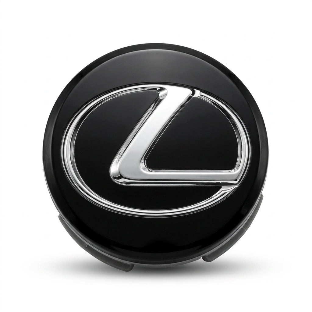 Lexus Center Caps Black Chrome