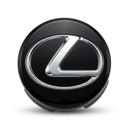 Lexus Center Caps Black Chrome